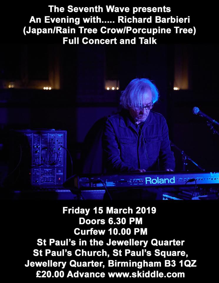 Richard in Birmingham March 15th 2019