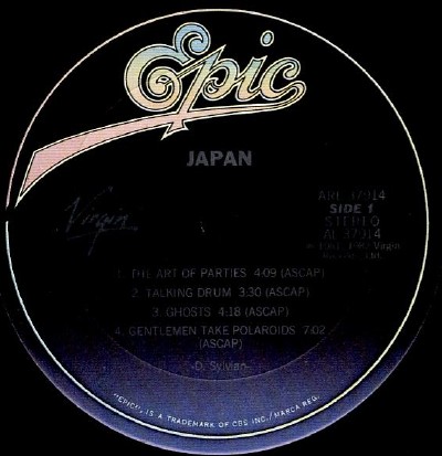 Japan label