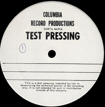 test pressing