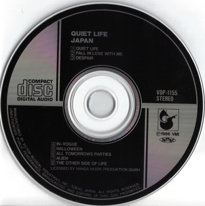 Japanese first CD